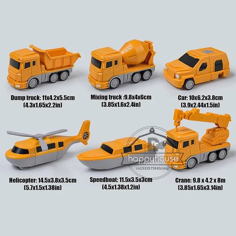 Transforming Robot Car Toy - Magnetic Blocks for Kids - silverfoxgoods